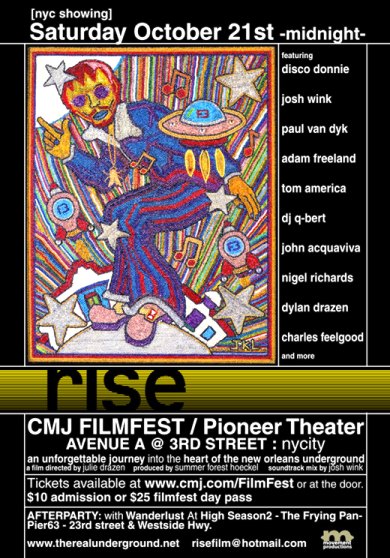 RISE POSTER, "Disco Donny"