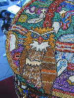 The "Voodoo Blues" Piano - detail - owl